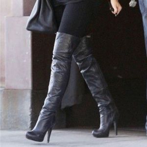 Report Signature Fairfax 3 over the knee Boot 7 Dark Brown